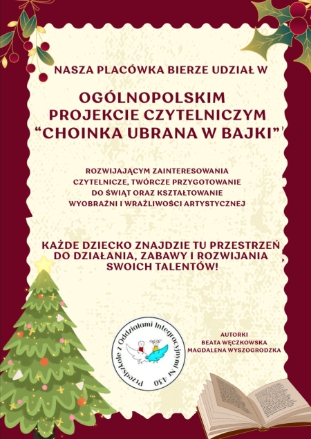 ,,Choinka ubrana w bajki''