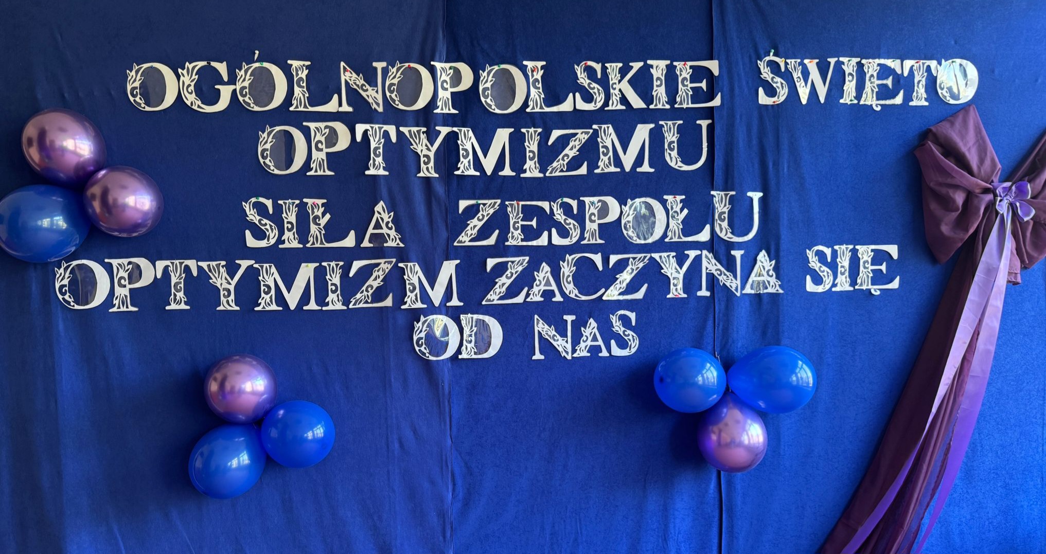 XIV Ogólnopolskie Święto Optymizmu - wizyta w miejscowych instytucjach 